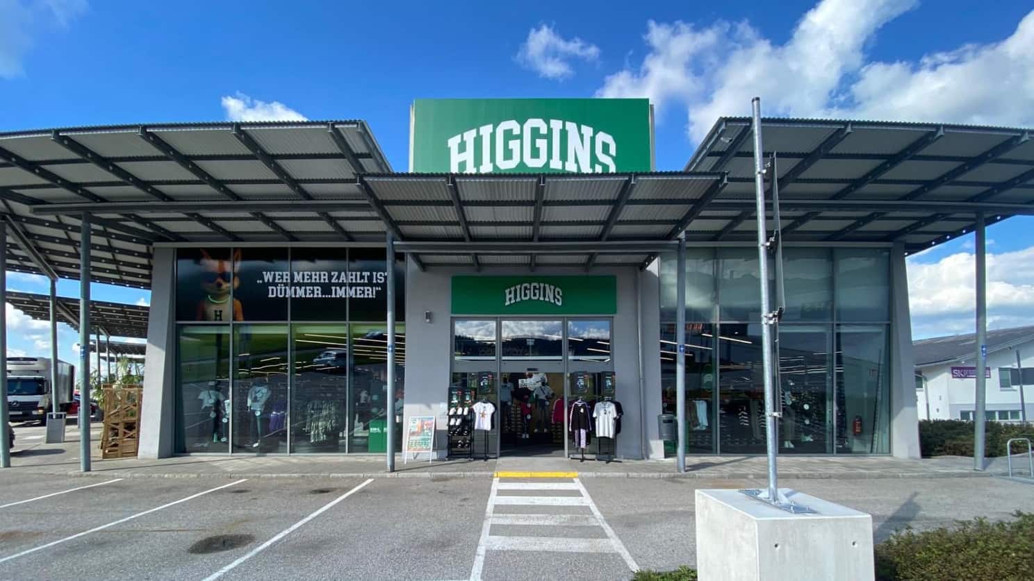 Des Higgins Stores des Tages Herbst 2025: Higgins in Österreich